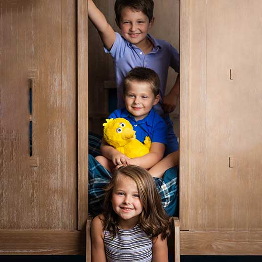Summer A. Roberts with her children